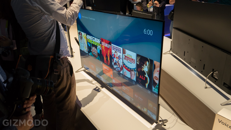 Illustration for article titled Sony's Flagship 4K TV Is Thinner Than an iPhone 6 Plus